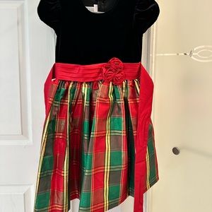 Girls Plaid Christmas dress size:12